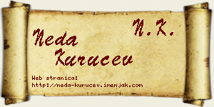 Neda Kuručev vizit kartica